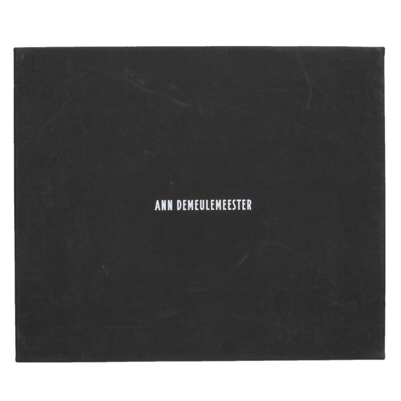 ANN DEMEULEMEESTER Black Buckle Biker Boots Size 7.5