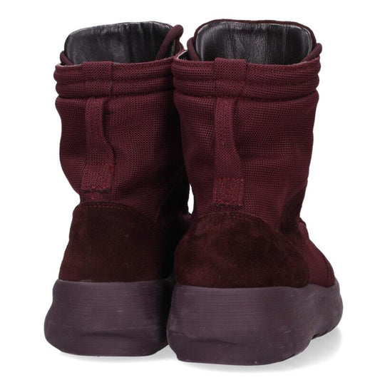 YEEZY Bordeaux Suede Military Lace-Up Boots Size 8.5