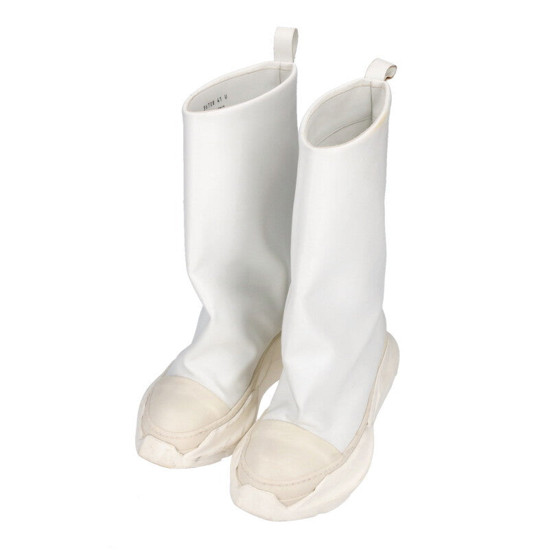 DRKSHDW Fogachine Leather Boots White Size 41