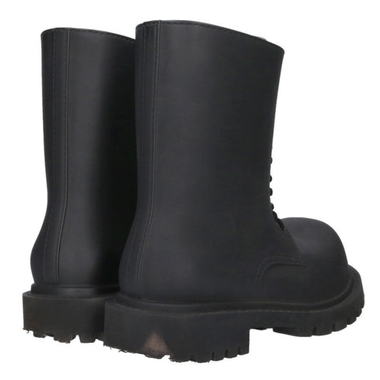 BALENCIAGA Steroid Lace-up Boots Black Size 15
