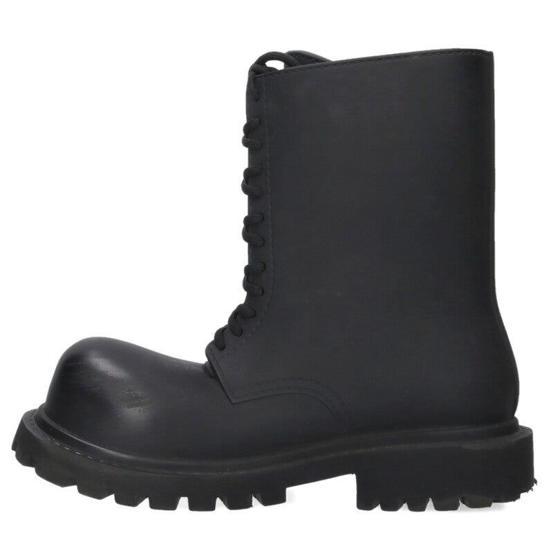 BALENCIAGA Steroid Lace-up Boots Black Size 15