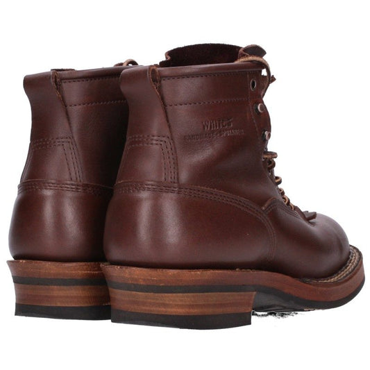 Whties SEMI DRESS 5-inch Lace-Up Boots Brown Size 6.5E