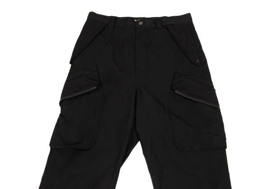 Y-3 Poly Zip Pocket Cargo Pants Black Size XS