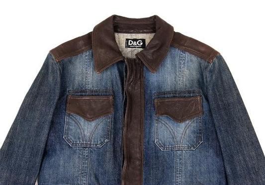 Dolce & Gabbana D&G Cut-off Panel Jacket Indigo Size M