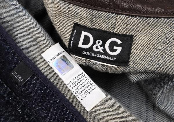 Dolce & Gabbana D&G Cut-off Panel Jacket Indigo Size M