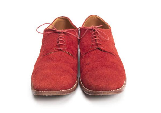 45rpm 45R Horse Suede Plain Toe Shoes Red Size 5 (27cm)