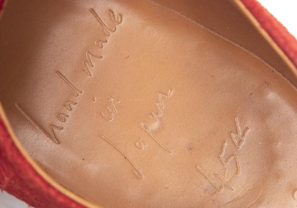 45rpm 45R Horse Suede Plain Toe Shoes Red Size 5 (27cm)