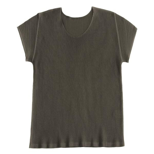 PLEATS PLEASE Mist Pleated T-Shirt Gray Size 3