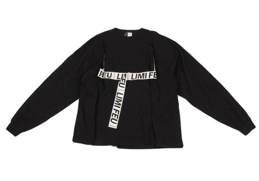 LIMI feu PRODUCT 18SS Cotton Belted Hole Top Black Size S