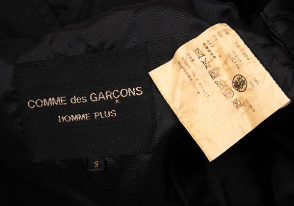 COMME des GARCONS HOMME PLUS Polyester Coat Black Size S
