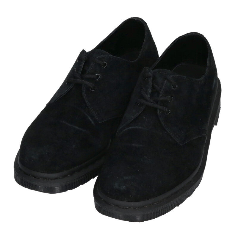 Dr.Martens Black Suede 3-Eye Shoes Size 7.5