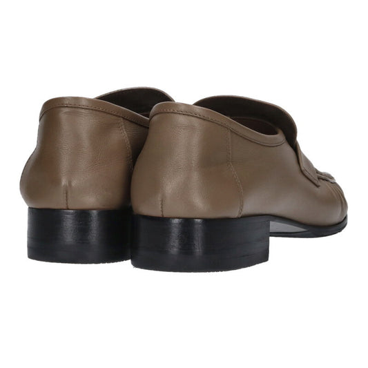 THEROW Soft Loafer Calfskin Brown Size 6.5