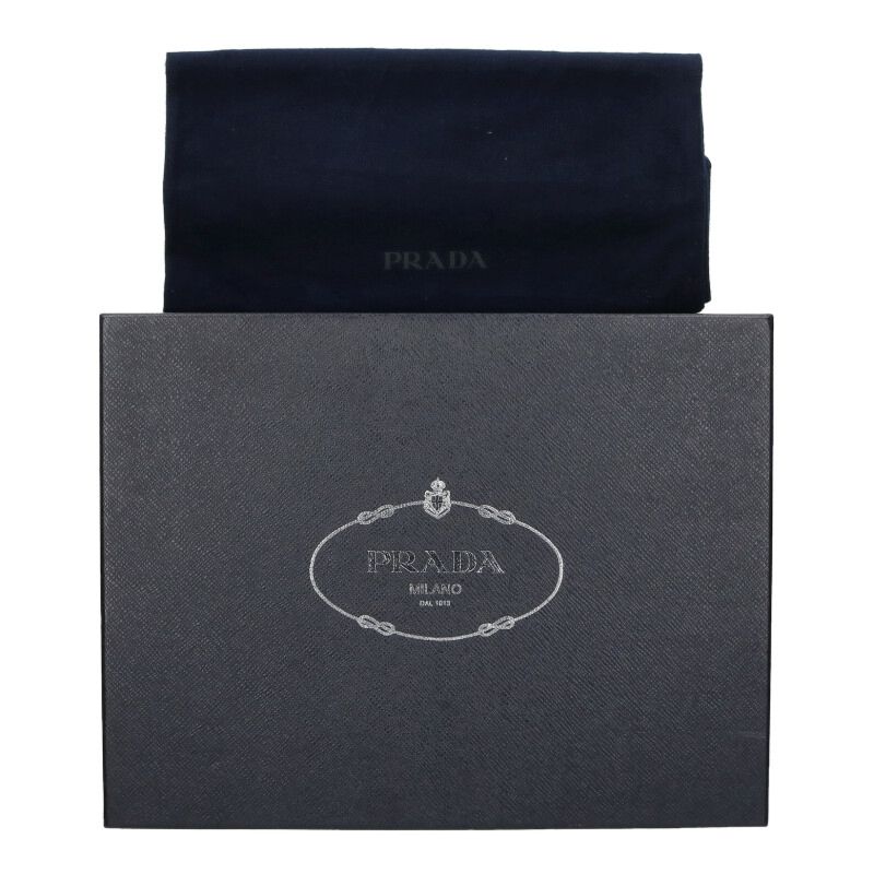 PRADA Brushed Derby Monolith Shoes Black Size 9
