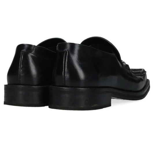 MARTIN ROSE SQUARE TOE LOAFER Chain Black/Silver Size 9.5