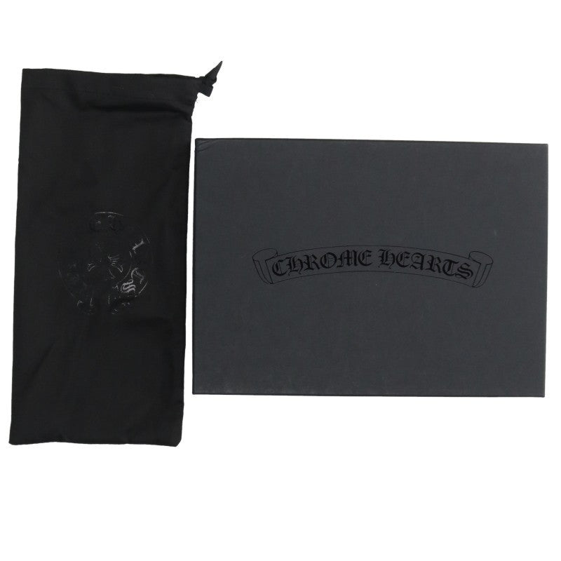 Chrome Hearts Horseshoe Embroidered Slippers Black Size L