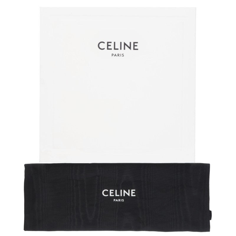 CELINE Punched Ranger Derby Leather Shoes Black Size EU 39
