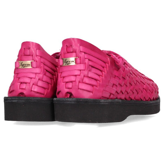 SUPREME 26SS Yuketen Leo Braided Sneakers Pink Size 29cm