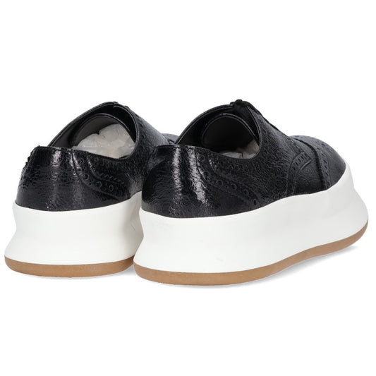 tao Black Wingtip Platform Shoes Size 24cm