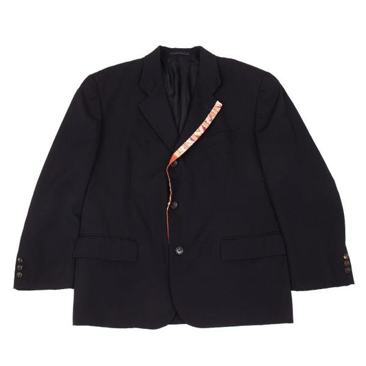 COMME des GARCONS HOMME PLUS Ethnic Tape Suit Navy Size S M