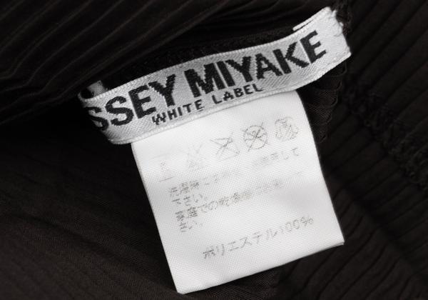 ISSEY MIYAKE WHITE LABEL Zigzag Pleat High Top Brown Size 3
