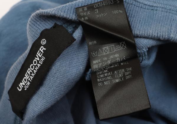 UNDERCOVER 18SS Tree Print Cotton T-Shirt Light Blue Size 3