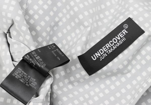 UNDERCOVER 20AW Poly Plaid Kimono Mods Coat Gray Size 2