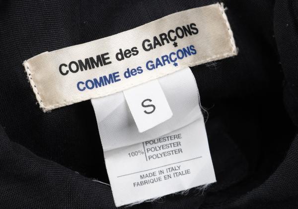 COMME des GARCONS Front Lace Panel Long Shirt Black Size S
