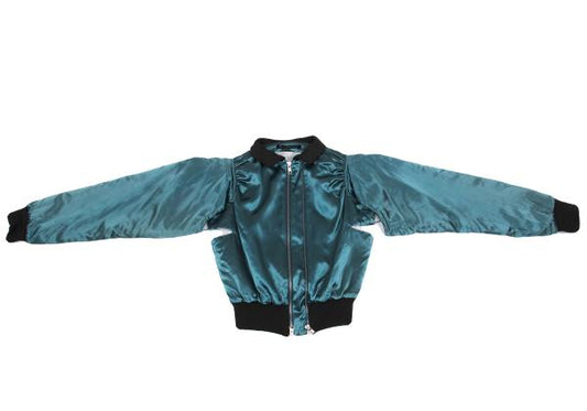 Yohji Yamamoto FEMME 02SS Padded Acetate Blouson Blue Size 1