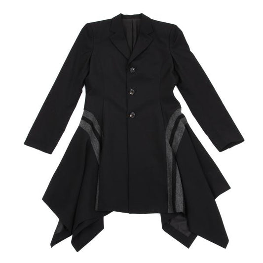 Jean Paul GAULTIER FEMME Wool Knit Line Jacket Black Size 40