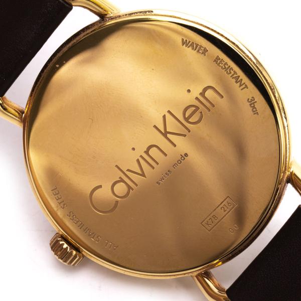 Calvin Klein Leather Band Analog Watch