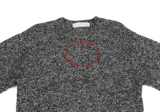COMME des GARCONS HOMME Marble Crewneck Wool Sweater Size S