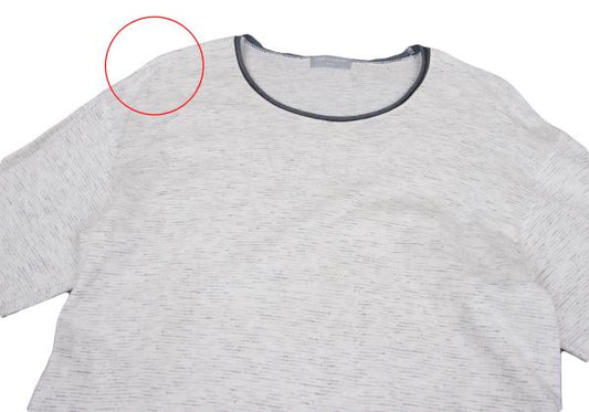 COMME des GARCONS HOMME Mottled Weave T-Shirt White Size S