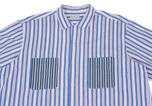 COMME des GARCONS HOMME Stripe Open Shirt Multi Size M