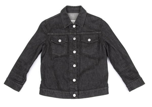 HELMUT LANG ELASTIC DENIM SLIM 2 Jacket Charcoal Size 38