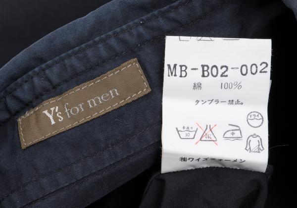 Y's for men Basic Cotton Shirt Navy Size M