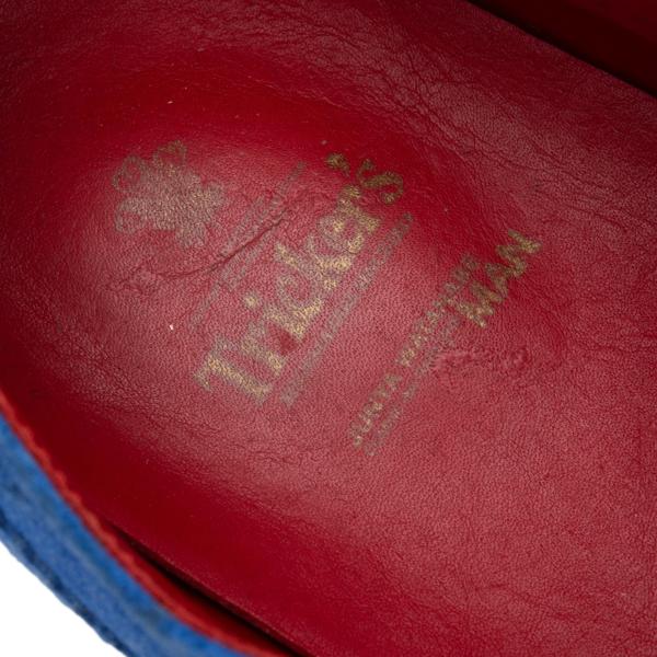 Tricker's x JUNYA WATANABE MAN Wingtip Suede Shoes Blue Size 26cm