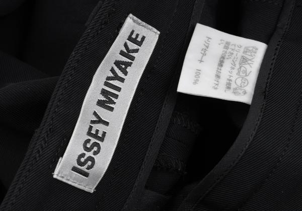 ISSEY MIYAKE Front Pocket Design Pants Black Size 1