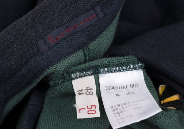 Papas Piping Cotton Jacket Blue Size 50L