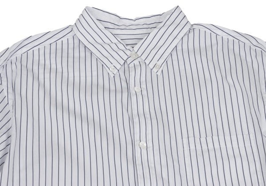 Papas+ Cotton Stripe Button Down Shirt Size L