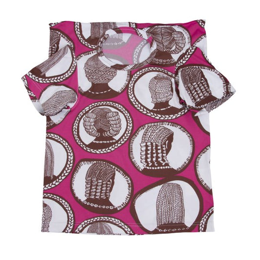 COMME des GARCONS 08SS African T-Shirt Pink Size SS