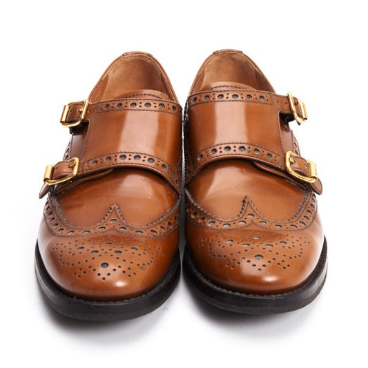 Church's LANA R Monk Straps Brown Sneakers Size 36.5 (23.5cm)