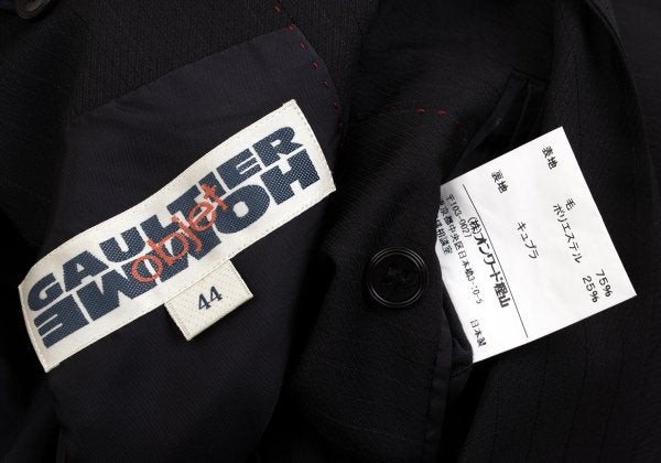 Jean Paul GAULTIER HOMME objet Wool Jacket Black Size 44