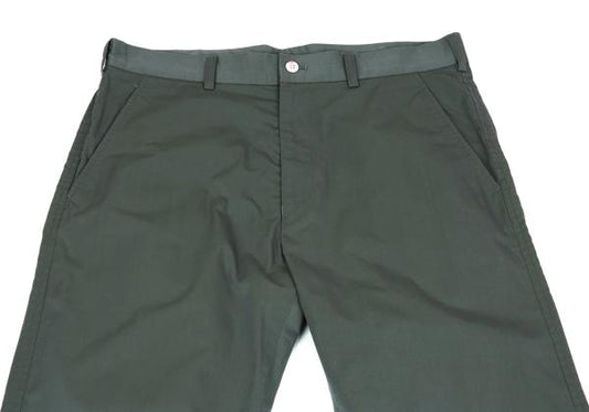 COMME des GARCONS HOMME Washed Cotton Pants Green Size S