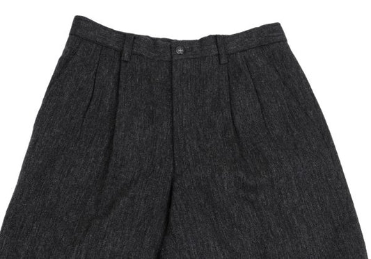 ISSEY MIYAKE MEN Wool Tuck Pants Gray Size M