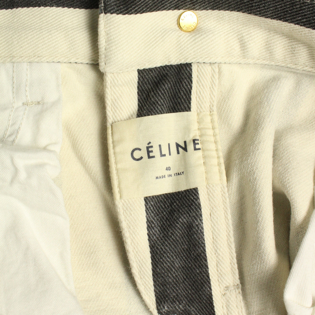 Celine CÉLINE by Phoebe Philo White Pants Size 34