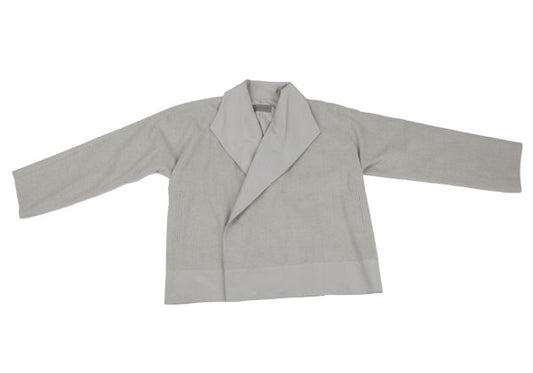 JURGEN LEHL Angora Wool Buttonless Jacket Gray Size M