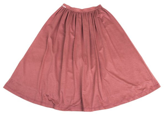 Mademoiselle NON NON Ramie Waist Gather Skirt Pink Size M