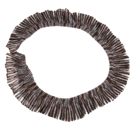 MISSONI Mohair Scarf Brown/Black/White