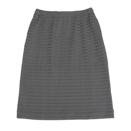 ISSEY MIYAKE Wave Stretch Pleated Skirt Gray Size 2