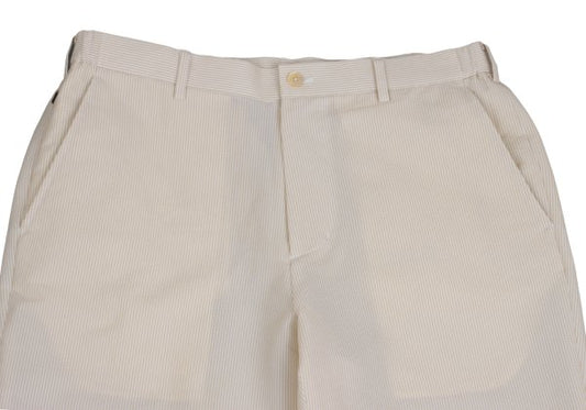 Papas+ Poly Seersucker Pants Beige Size L